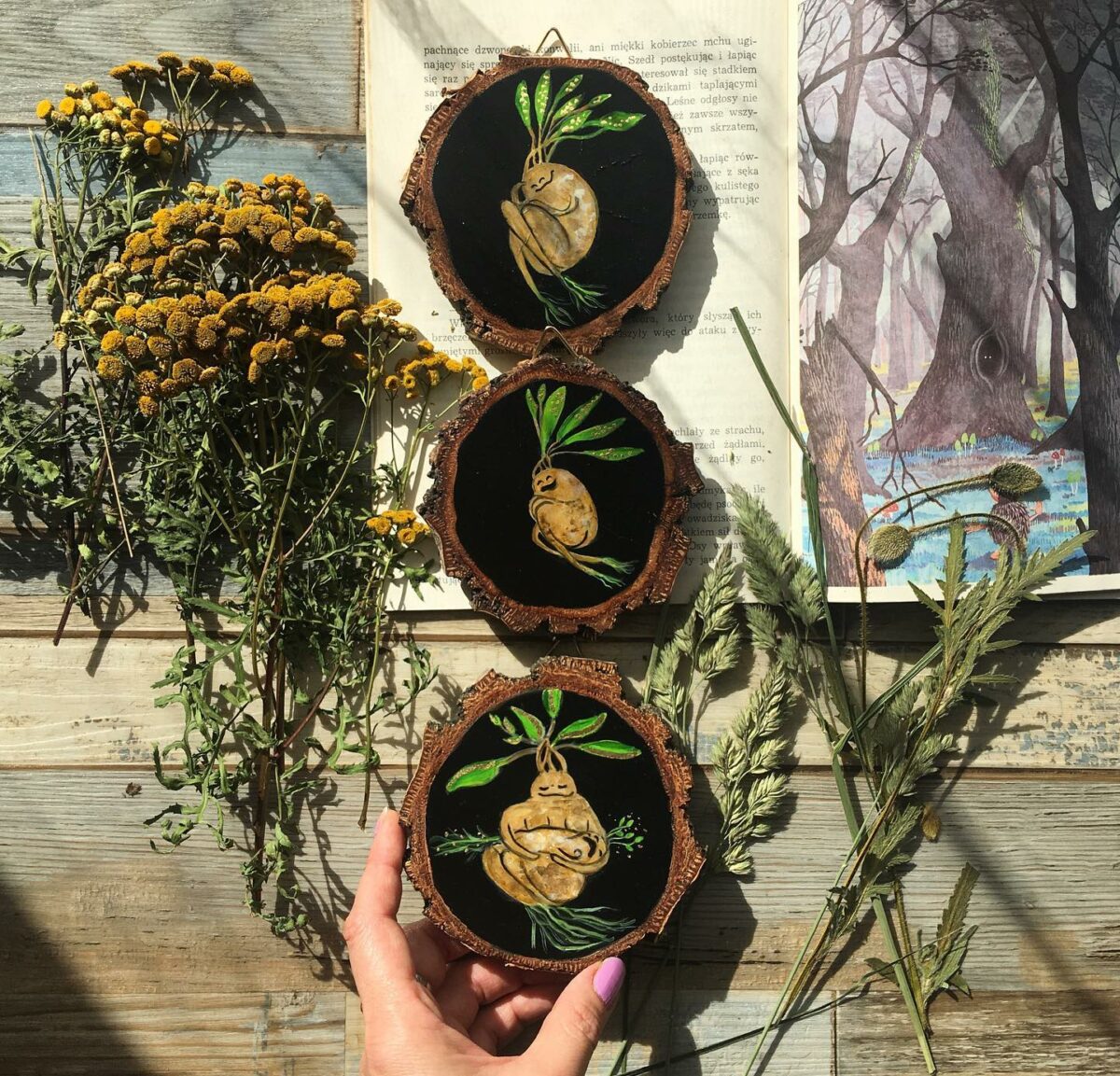 Whimsical Art Dolls And Paintings Of Magical Beings By Agata Glowacka Khloponina 25