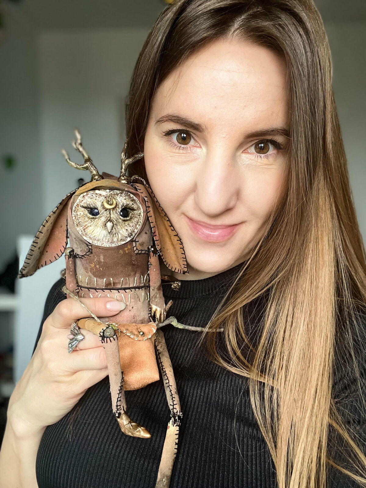 Whimsical Art Dolls And Paintings Of Magical Beings By Agata Glowacka Khloponina 7