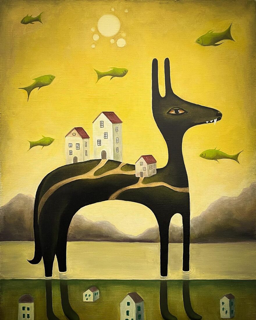 Fascinating Paintings Inspired By Psychoanalysis By Tina Valentinovna 16