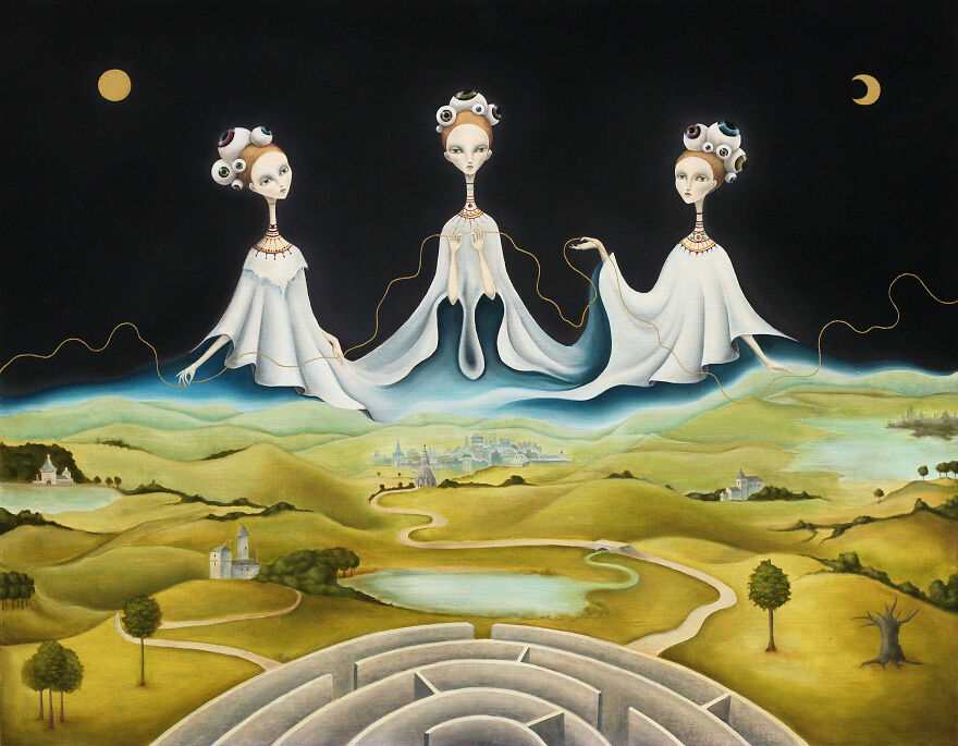 Fascinating Paintings Inspired By Psychoanalysis By Tina Valentinovna 5