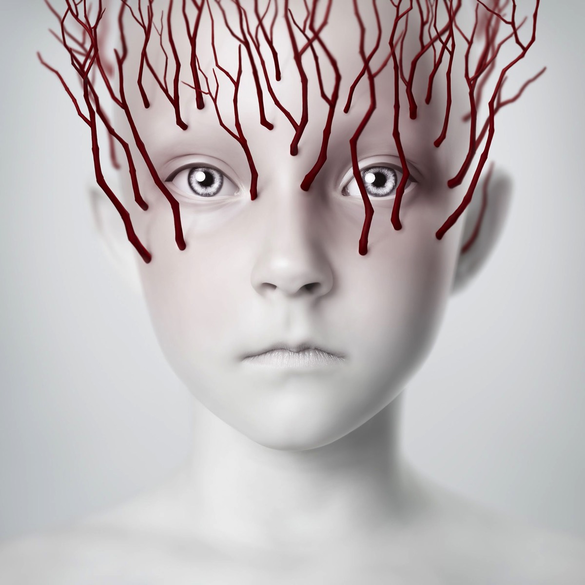 Gorgeous Surrealist Portraits With A Porcelain Style By Oleg Dou 8