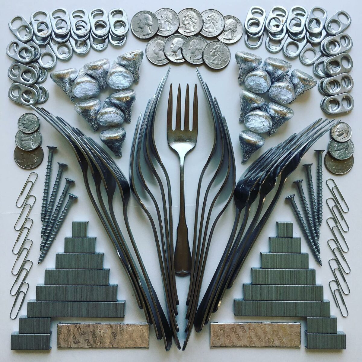 Hypnotizing Pattern Arrangements Of Food And Everyday Objects By Adam Hillman 16