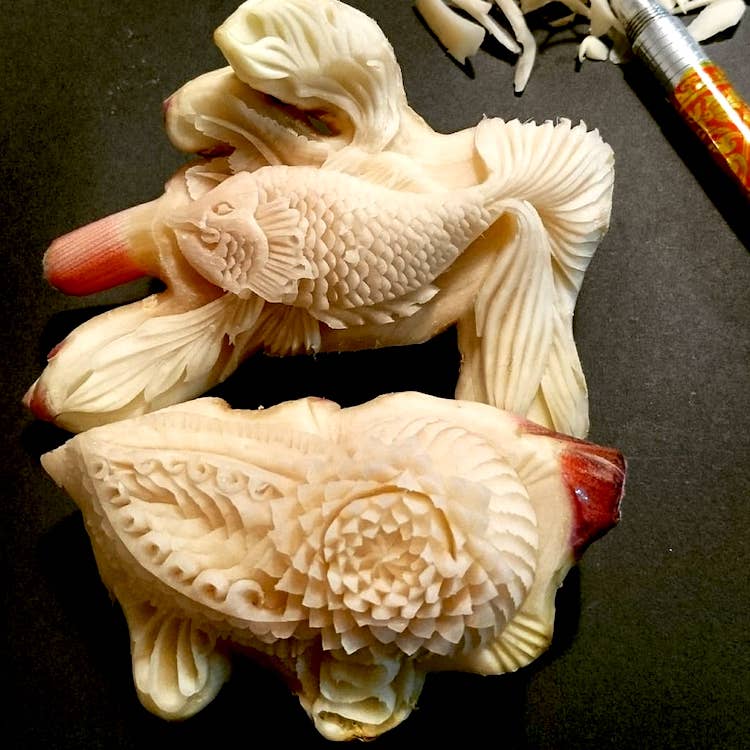 New Incredible Thai Fruit And Vegetable Carvings By Gaku 8