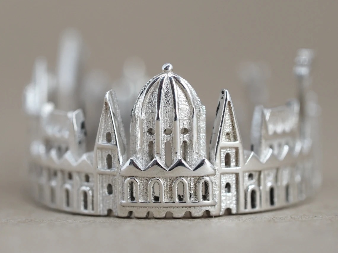 Striking Cityscape Rings In The Shape Of Skylines Of Iconic Cities By Ola Shekhtman 8