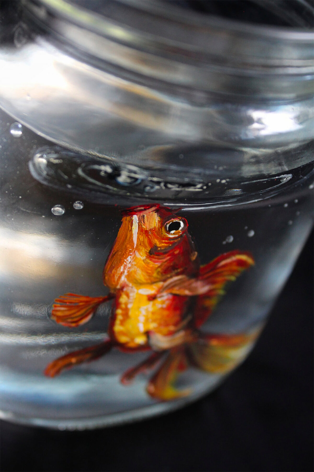 Stunning Realistic Glass Paintings By Silvia Popescu 15