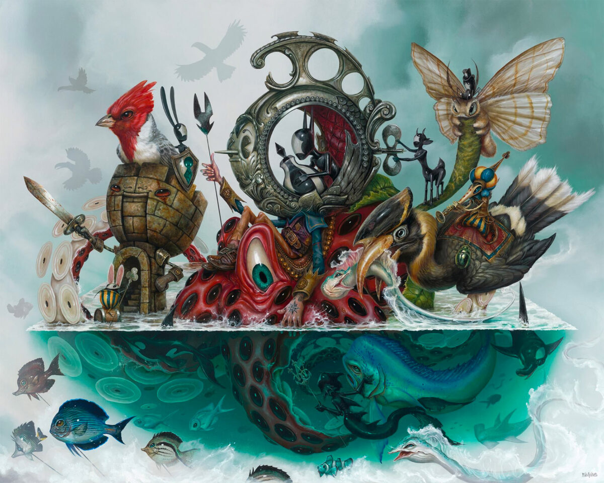 Surreal And Allegorical Acrylic Paintings By Greg Simkins 4