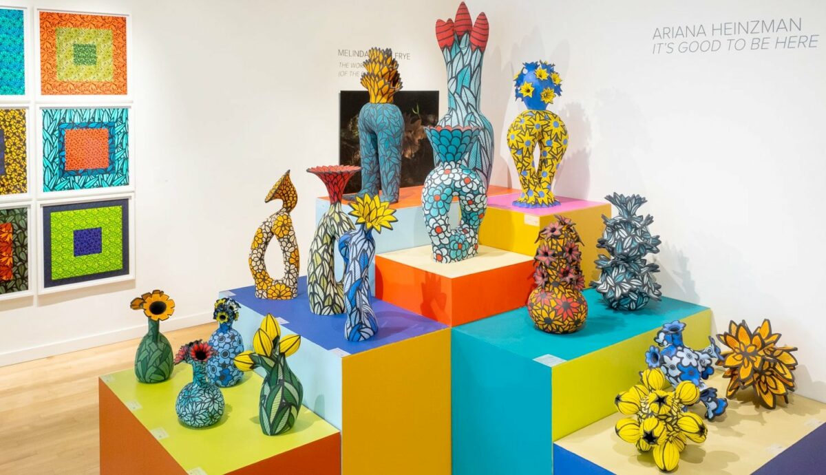Vibrant Art Pieces That Fuse Ceramics With Drawings By Ariana Heinzman 14