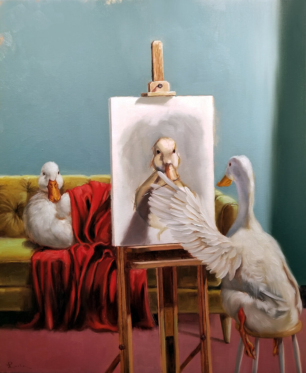 Adorable Anthropomorphic Animal Portraits By Lucia Heffernan (1)