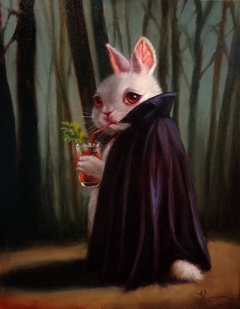Adorable Anthropomorphic Animal Portraits By Lucia Heffernan (12)