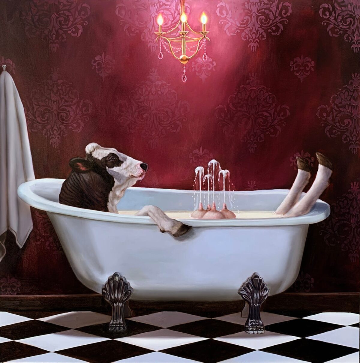 Adorable Anthropomorphic Animal Portraits By Lucia Heffernan (15)