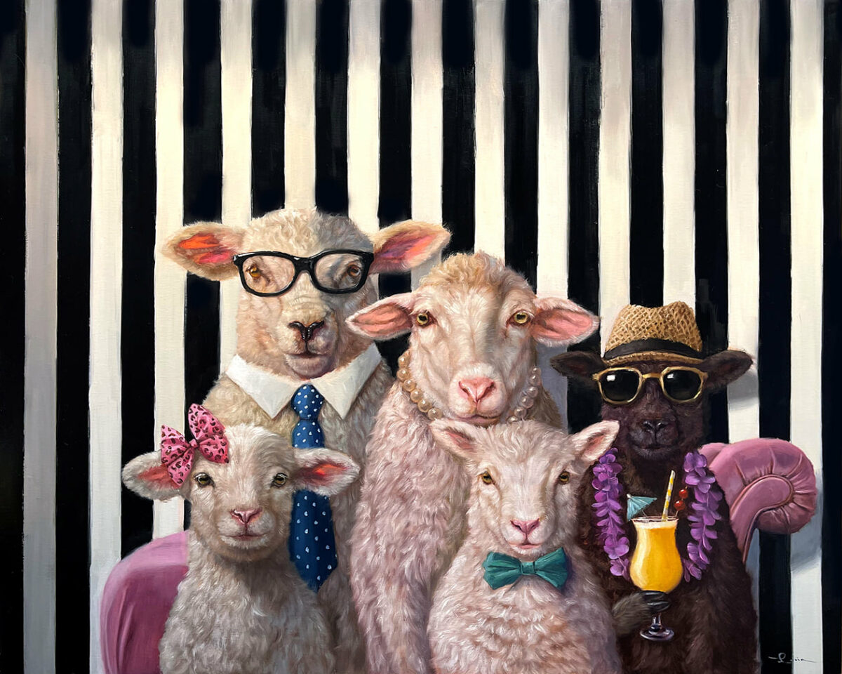 Adorable Anthropomorphic Animal Portraits By Lucia Heffernan (17)