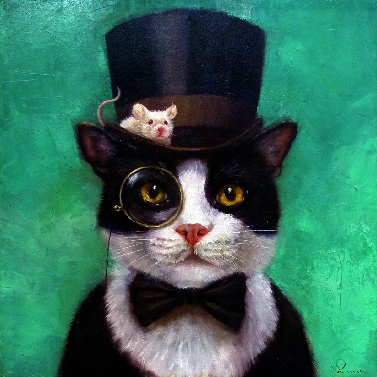 Adorable Anthropomorphic Animal Portraits By Lucia Heffernan (30)