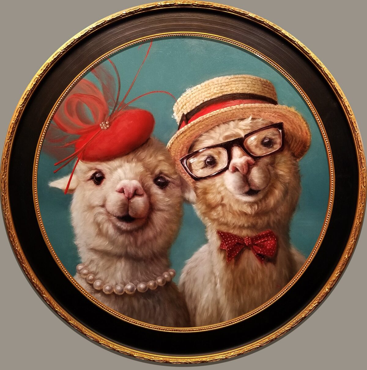 Adorable Anthropomorphic Animal Portraits By Lucia Heffernan (4)