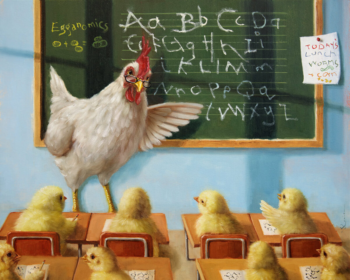 Adorable Anthropomorphic Animal Portraits By Lucia Heffernan (6)