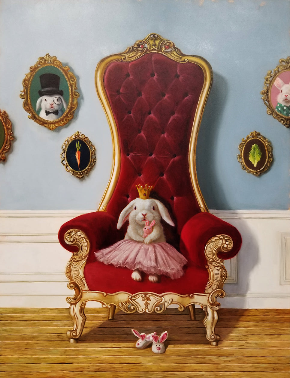 Adorable Anthropomorphic Animal Portraits By Lucia Heffernan (7)