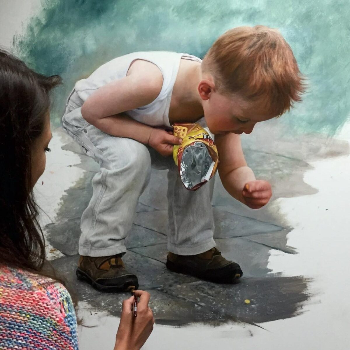 Captivating Hyper Realistic Paintings By Marissa Oosterleethat (5)