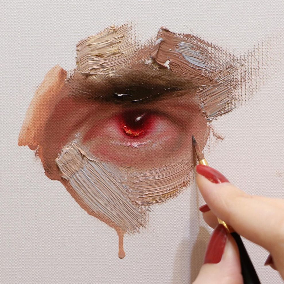 Created From Light Splendid Oil On Canvas Paintings By Zarina Situmorang (11)