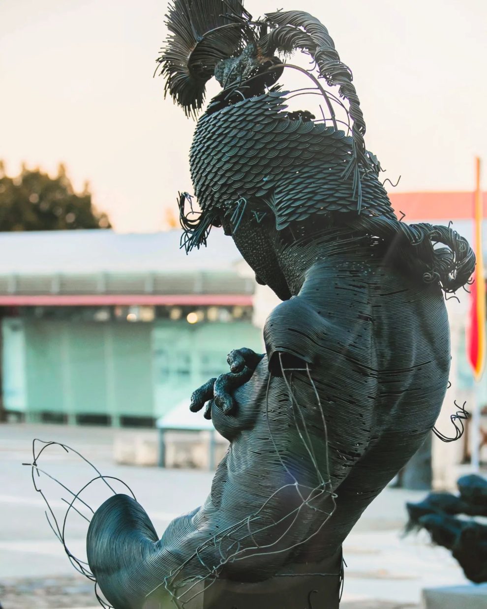 Extraordinary Sculptures Made From Industrial Metal Wires By Darius Hulea (30)