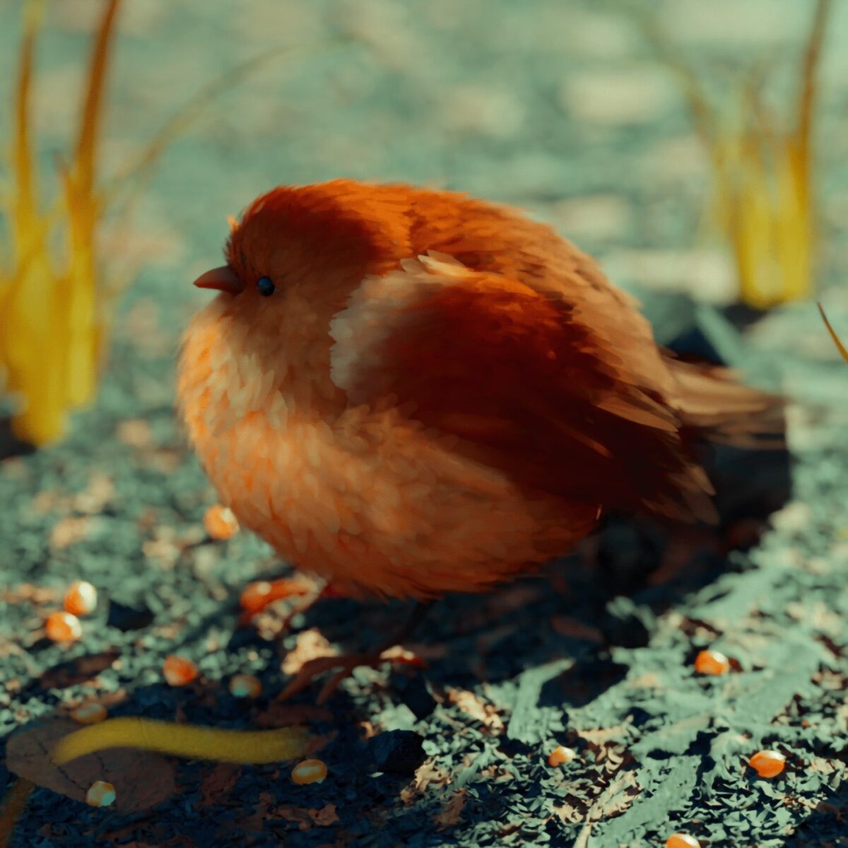 Fat Birds An Amusing 3d Illustration Series By Marcus Penna (2)