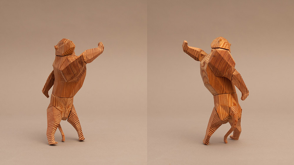 Geometric Animal Wood Sculptures By Mat Random 11