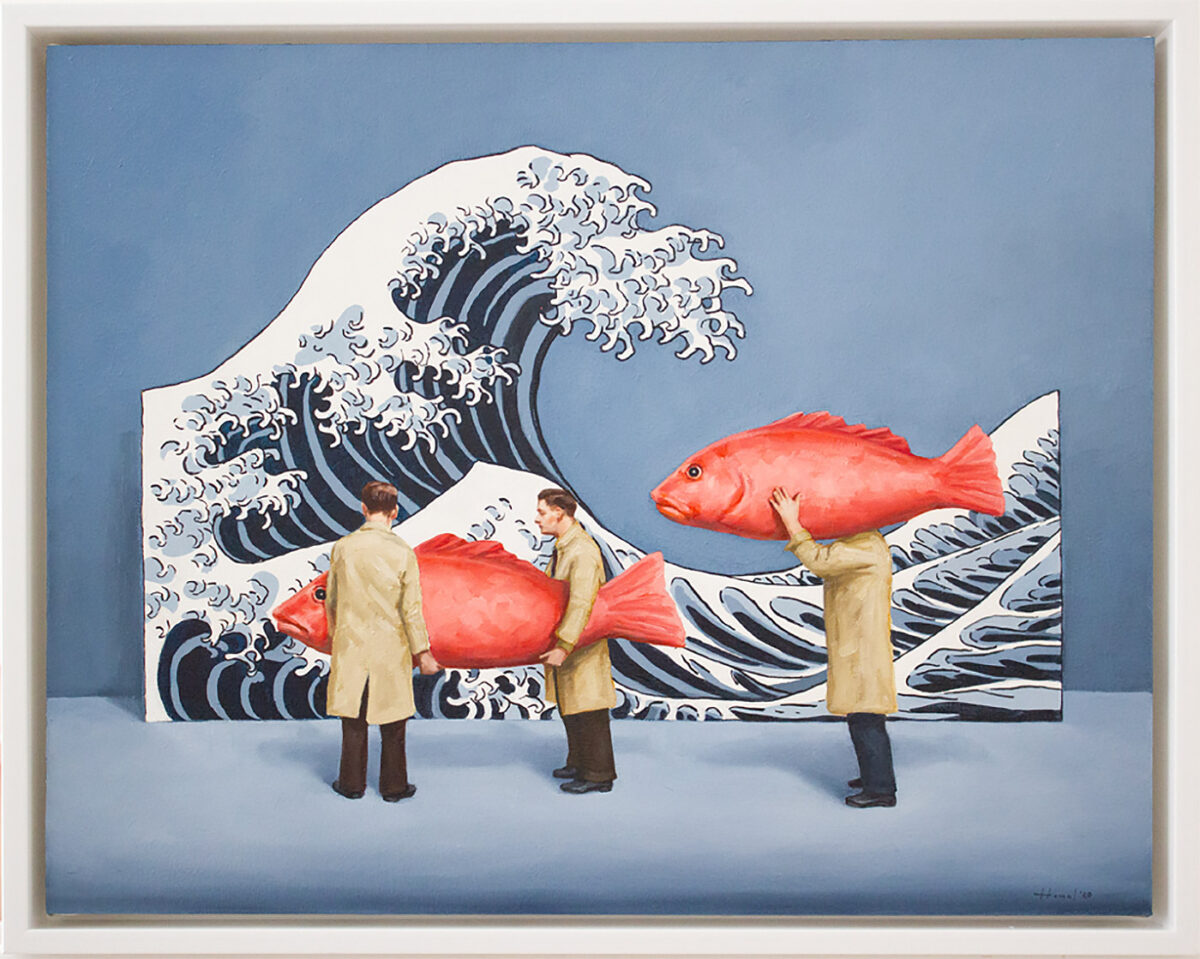 Human Frailties Humorous And Satirical Paintings By Toni Hamel (12)