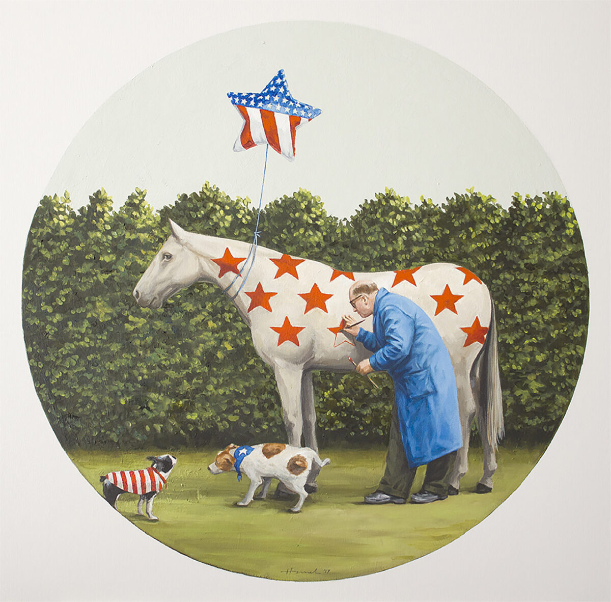 Human Frailties Humorous And Satirical Paintings By Toni Hamel (14)