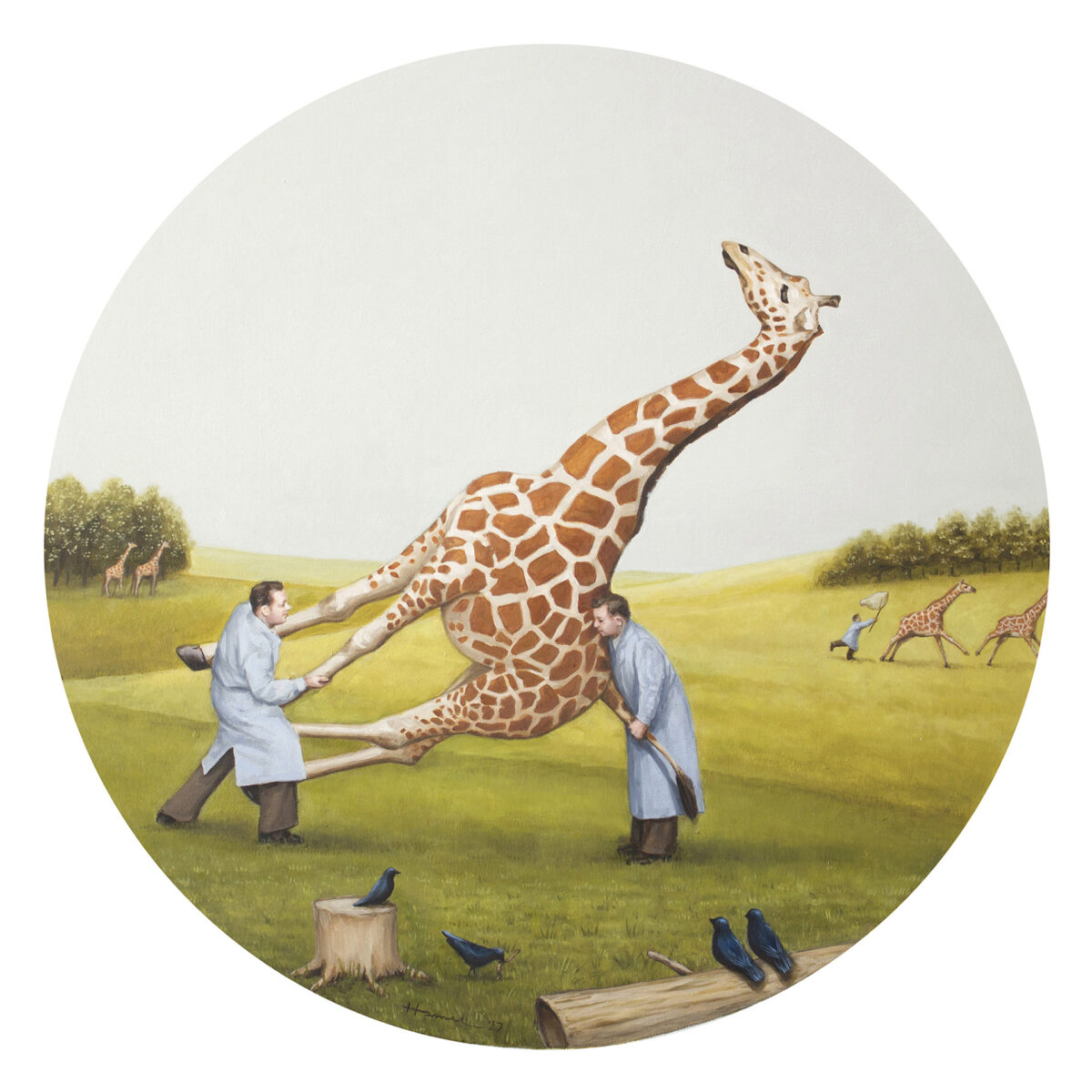 Human Frailties Humorous And Satirical Paintings By Toni Hamel (15)