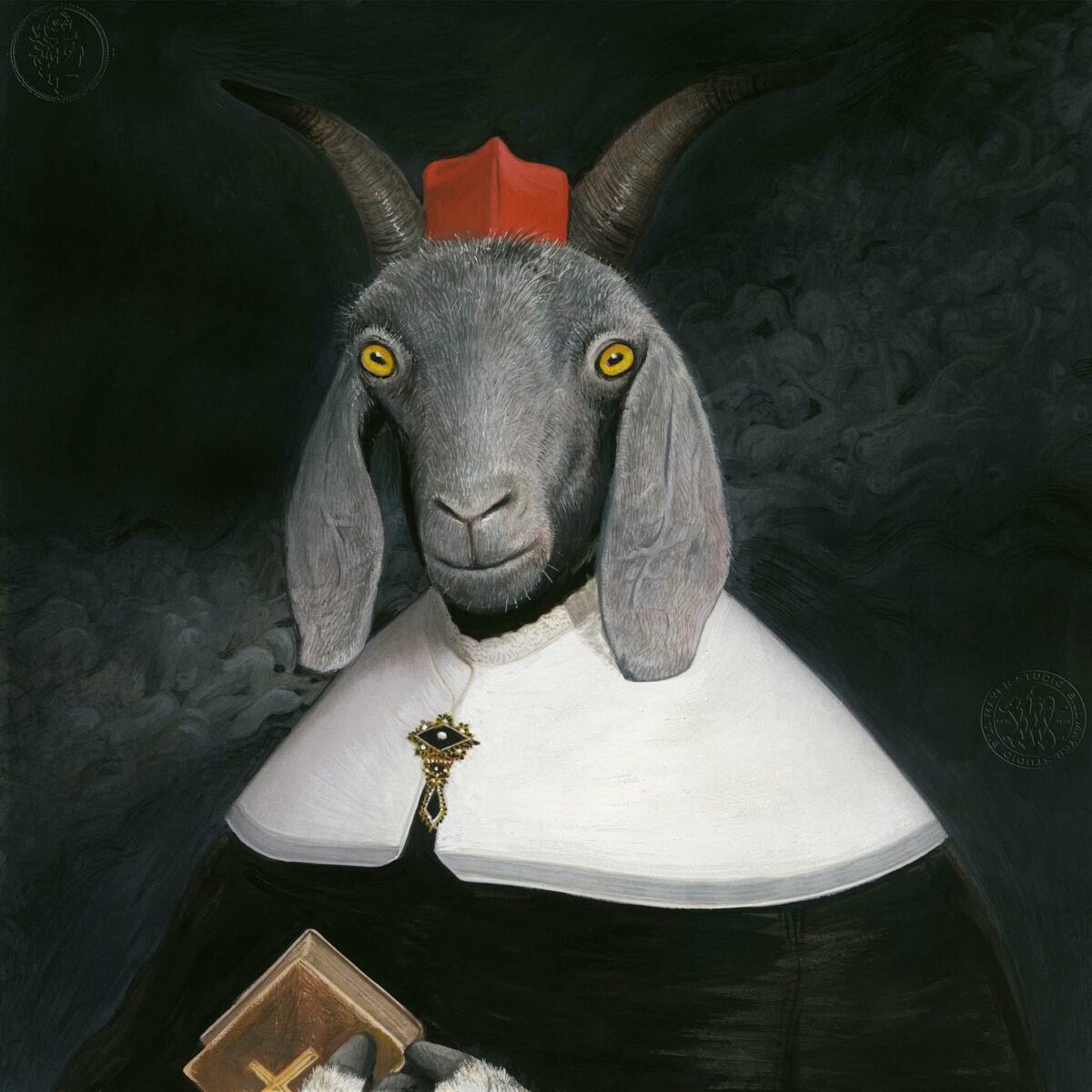 Humorous Anthropomorphized Animal Portraits In The Classical Style By Bill Mayer (10)