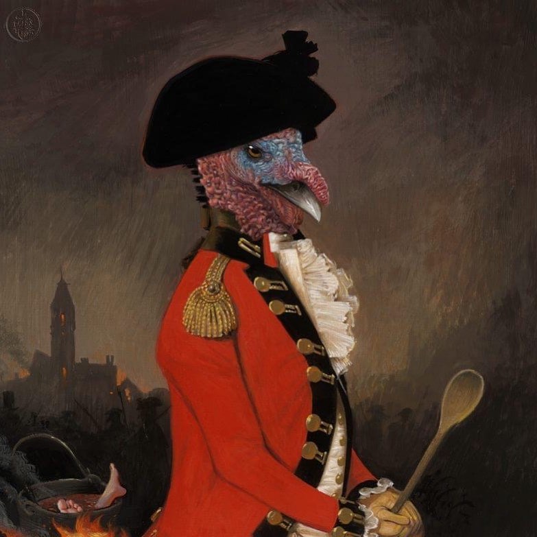 Humorous Anthropomorphized Animal Portraits In The Classical Style By Bill Mayer (20)