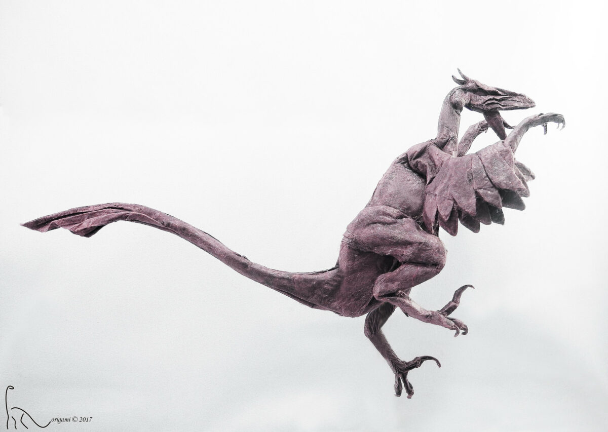 Incredibly Intricate Dinosaur And Creature Origami By Adam Tran (10)