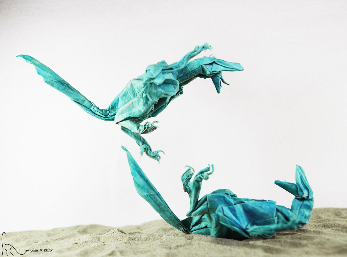 Incredibly Intricate Dinosaur And Creature Origami By Adam Tran (12)