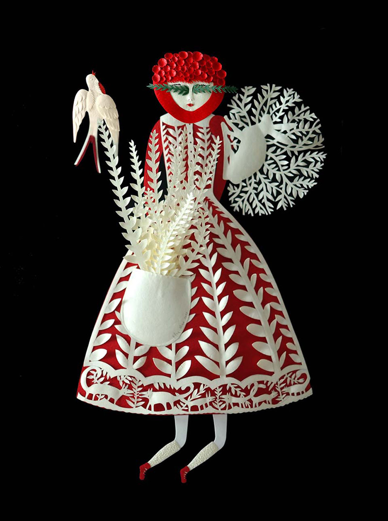 Intricate Paper Art Pieces By Elsa Mora (9)