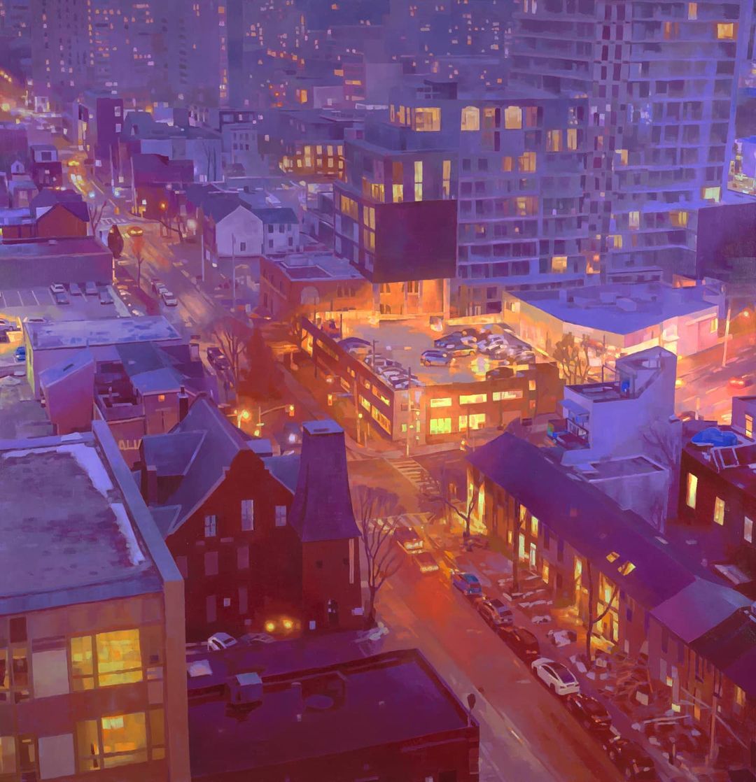 Stunning Night Cityscape Paintings By Keita Morimoto (9)