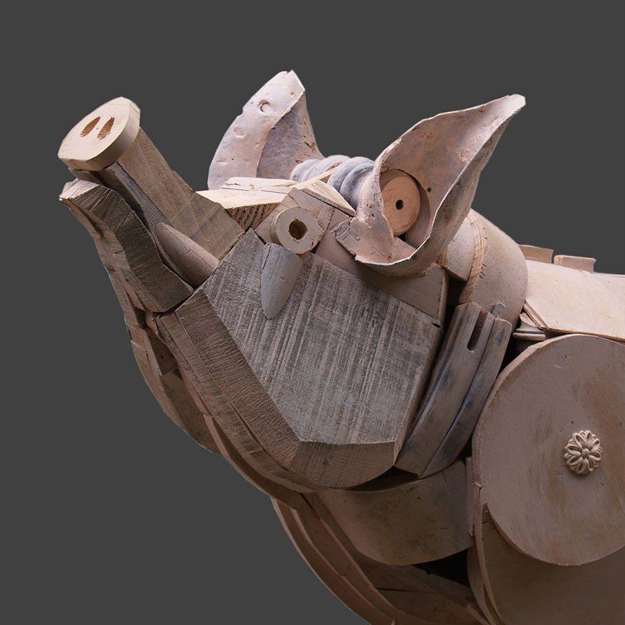 Superb Figurative Sculptures Made From Recycled Materials By Jean Paul Douziech (4)