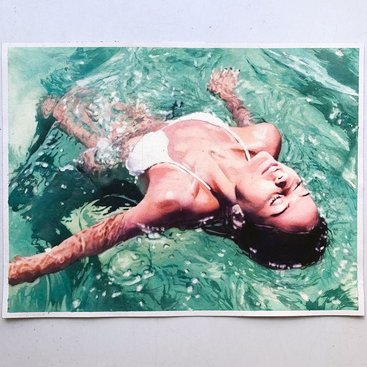 The Amazingly Hyper Realistic Watercolors Of Marcos Beccari (17)