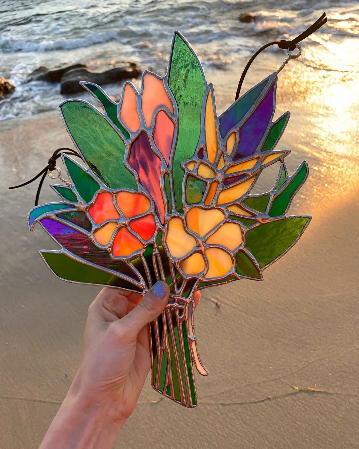 The Colorful Nature Inspired Stained Glass Art Of Meggy Wilm (6)