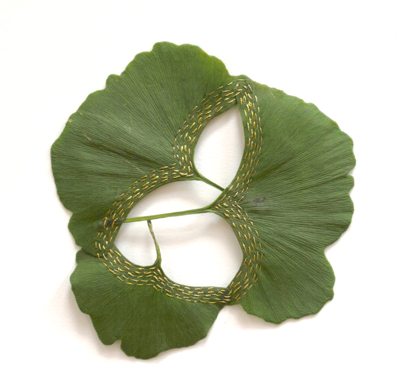 The Fascinating Embroidered Leaf Art Of Hillary Waters Fayle (1)