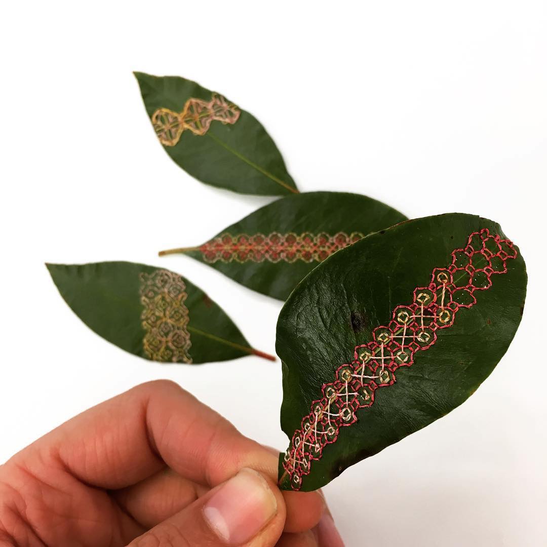 The Fascinating Embroidered Leaf Art Of Hillary Waters Fayle (22)