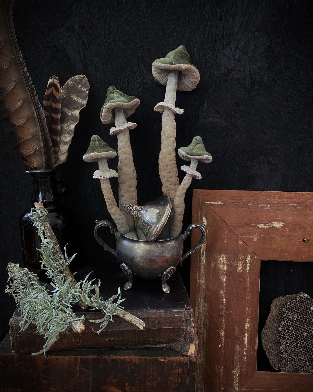 Witchy Mushrooms The Beautifully Nature Inspired Textile And Fiber Art Of Adrianna Eve 14