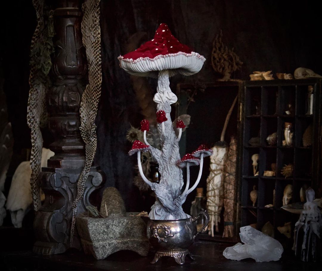 Witchy Mushrooms The Beautifully Nature Inspired Textile And Fiber Art Of Adrianna Eve 9
