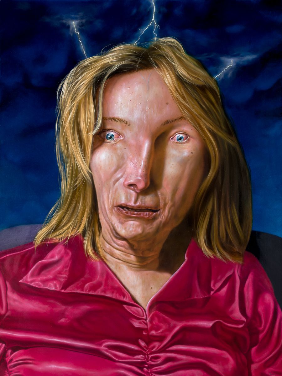 Contorted Faces Surreal Portrait Paintings By Sara Birns (11)