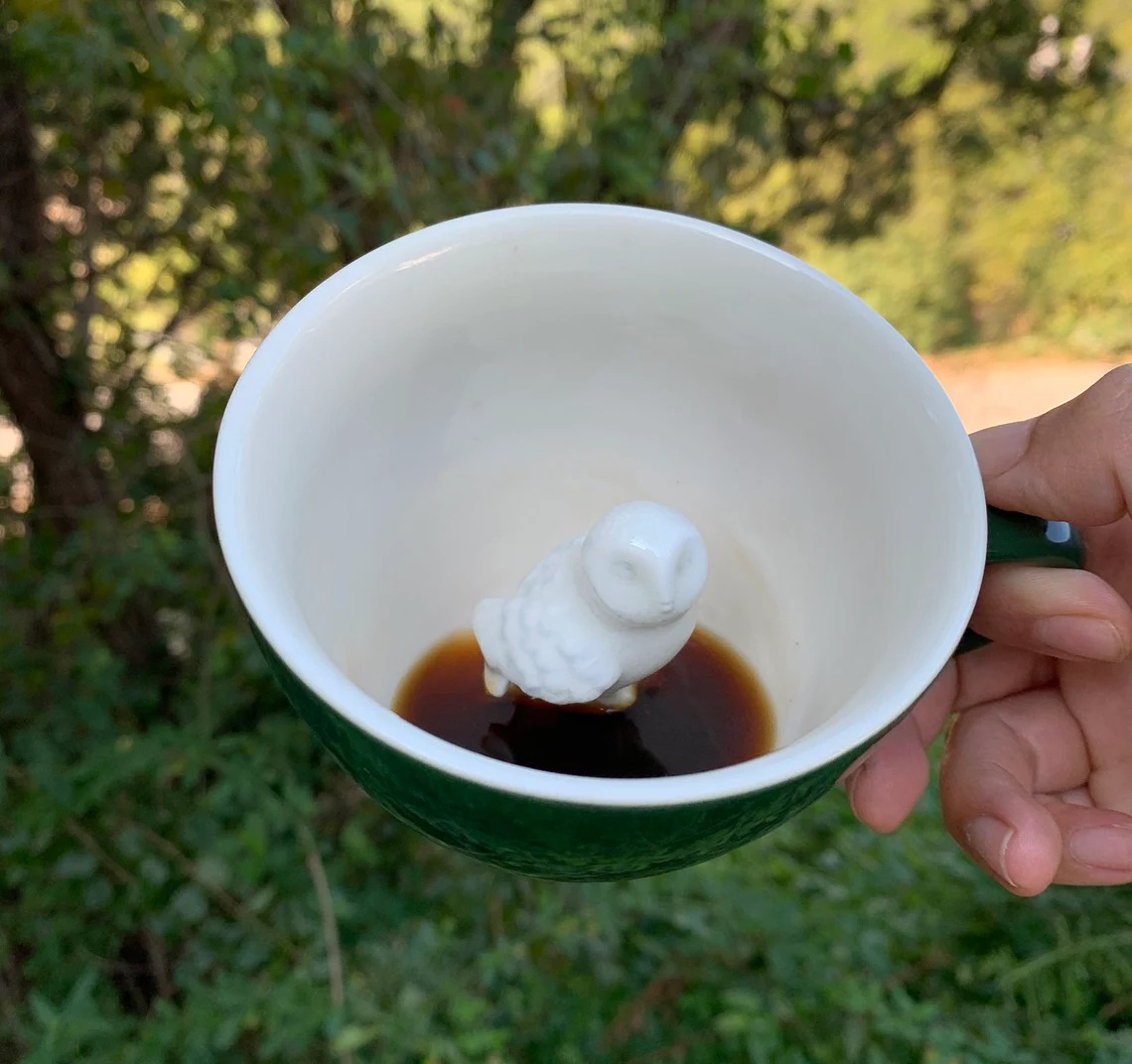 Creature Cups Wildlife Surprise In Coffee Cups By Yumi Yumi (1)