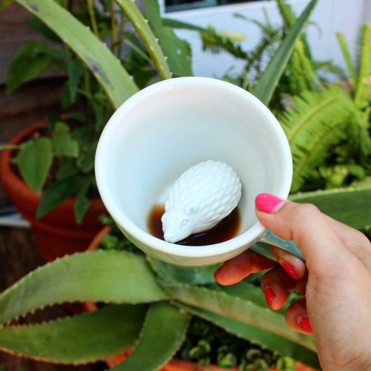 Creature Cups Wildlife Surprise In Coffee Cups By Yumi Yumi (13)
