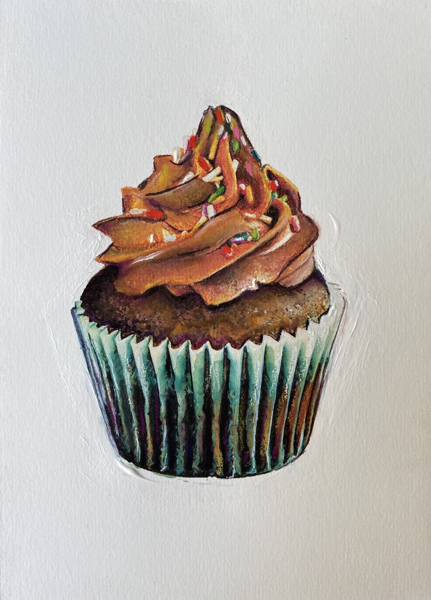 Exquisite Cupcake Paintings By Maria Titan (13)