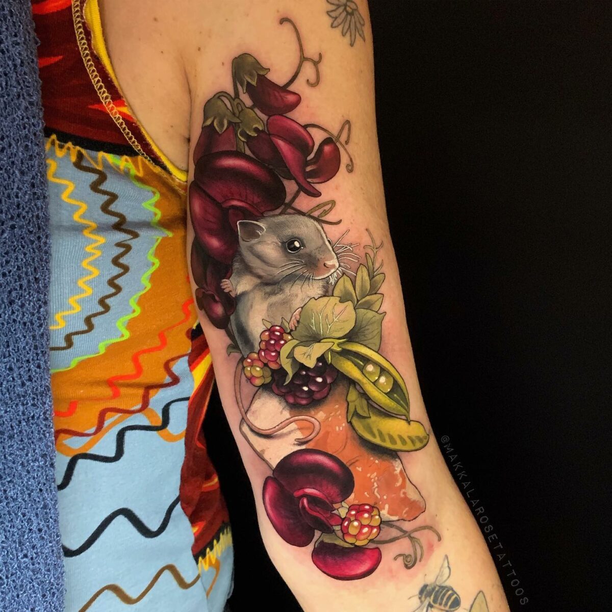 Extraordinary Tattoos Of Still Life Figures By Makkala Rose (13)