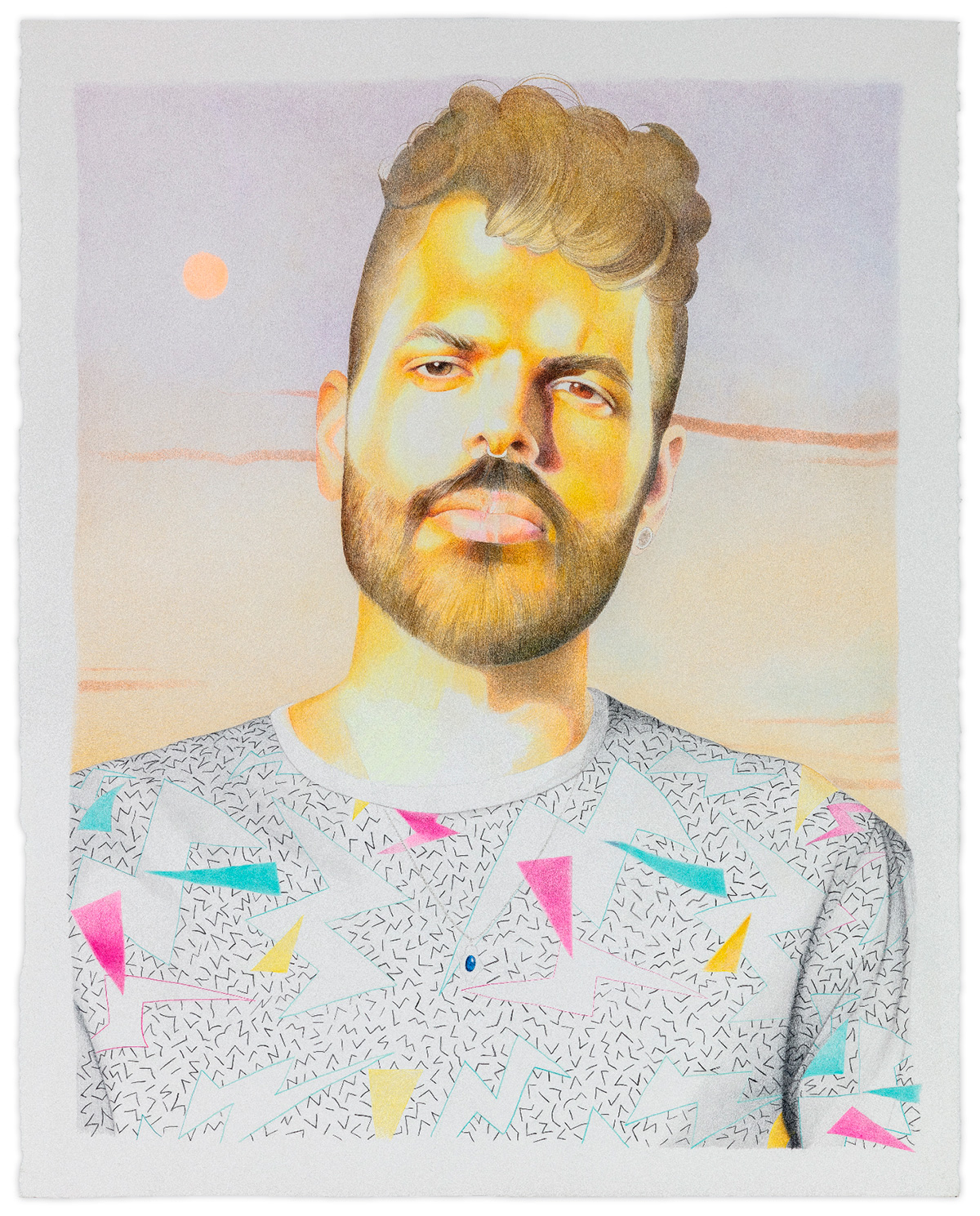 Eye Catching Colorful Portrait Paintings By Danny Ferrell (4)