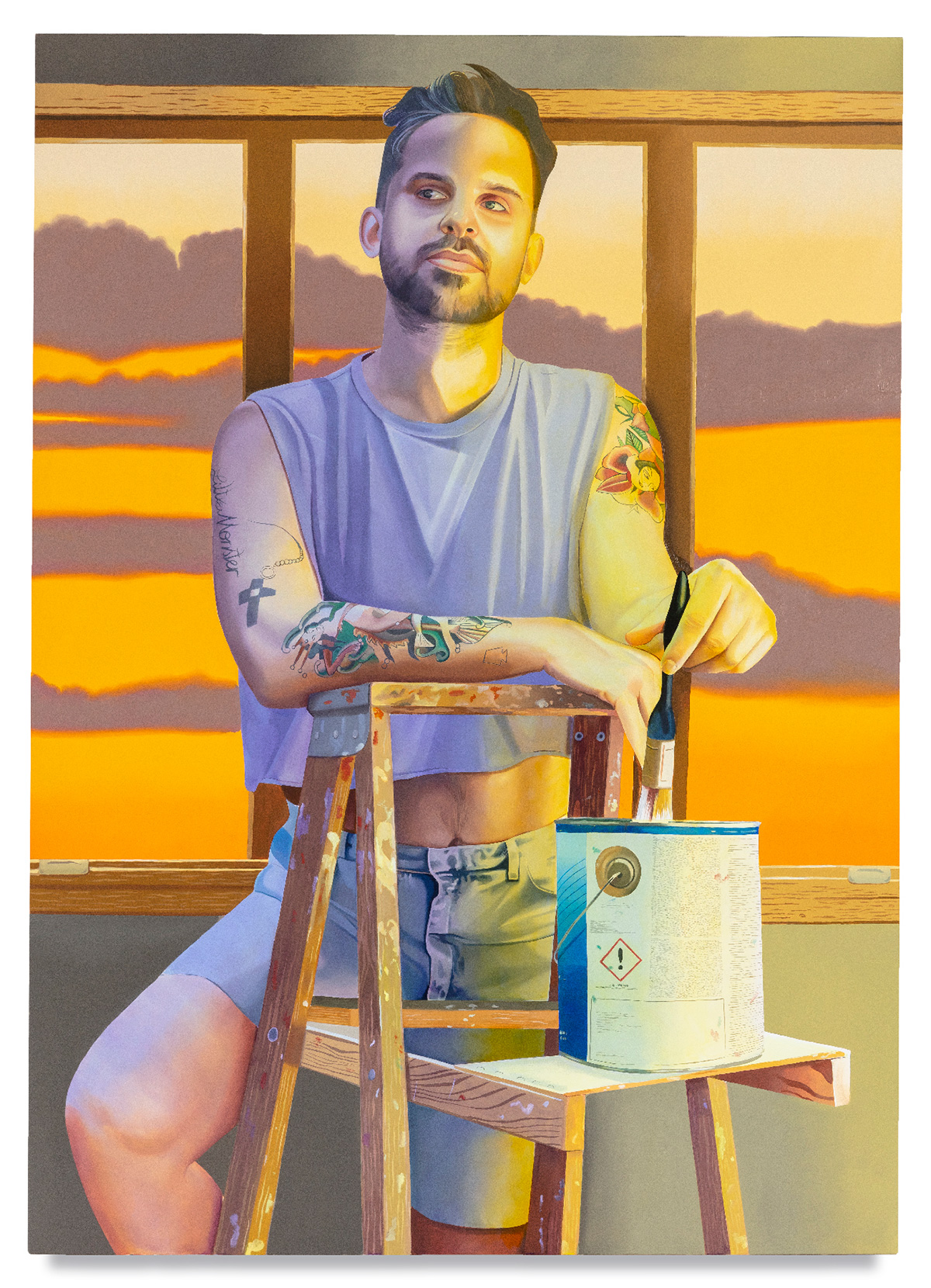 Eye Catching Colorful Portrait Paintings By Danny Ferrell (8)