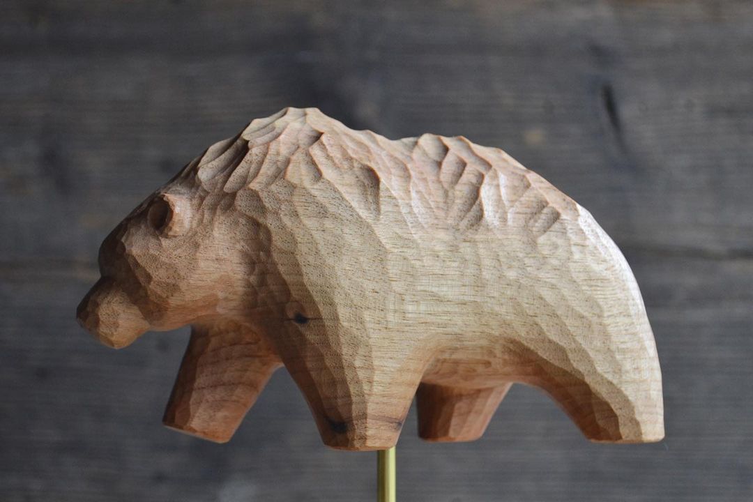 Formidable Wood Carved Sculptures Of Wildlife Animals In Miniature By Tomohiro Suzuki (5)