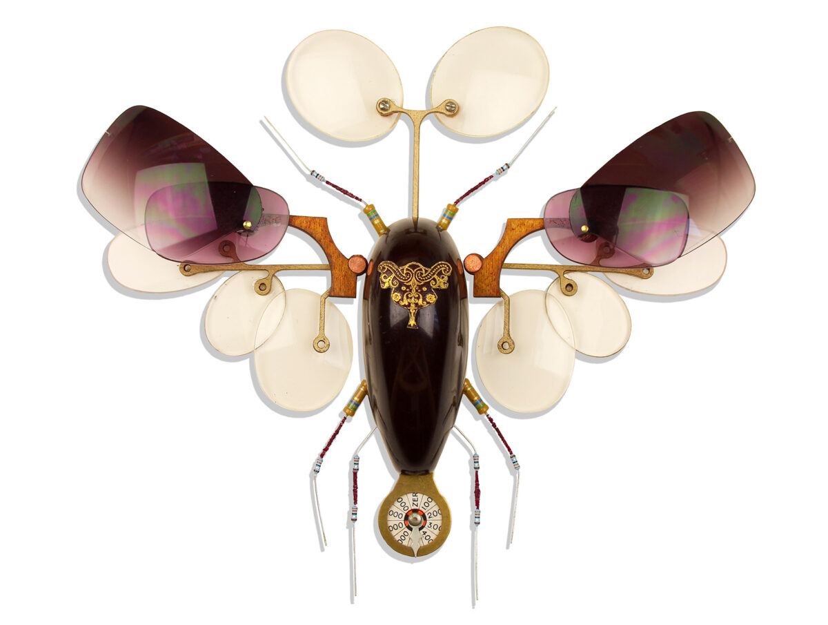 Litter Bugs Incredible Insect Found Object Sculptures By Mark Oliver (1)
