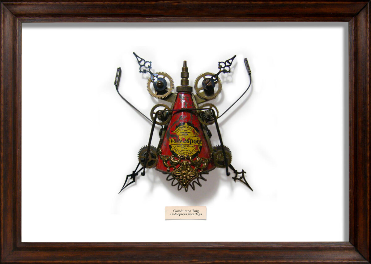 Litter Bugs Incredible Insect Found Object Sculptures By Mark Oliver (16)